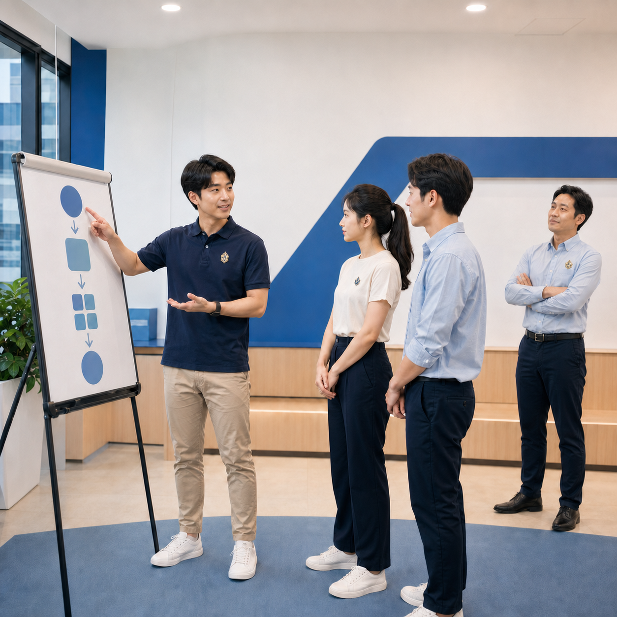 拓展级主讲学员与佩戴领袖级徽章的指导老师