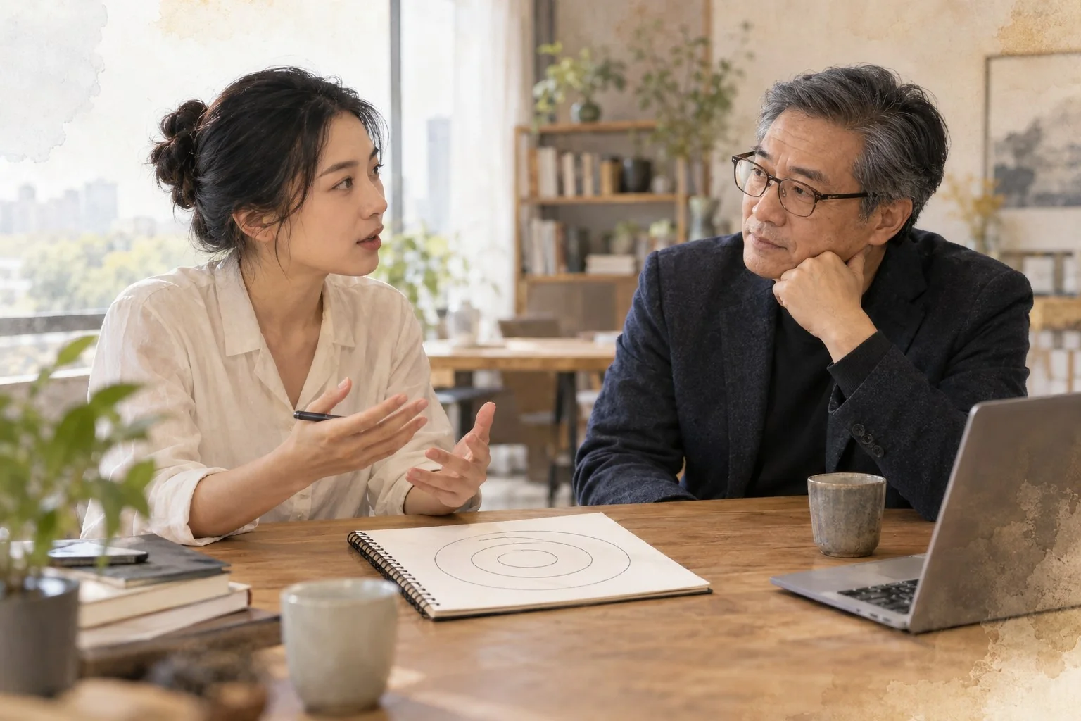跟进者认真倾听对方表达没兴趣并在记录中梳理不同原因